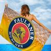 German Beer Paulaners Microfiber Beach Towel Absorbent Quick Dry Soft Yoga Swimming Resort Mountain Climbing Towel