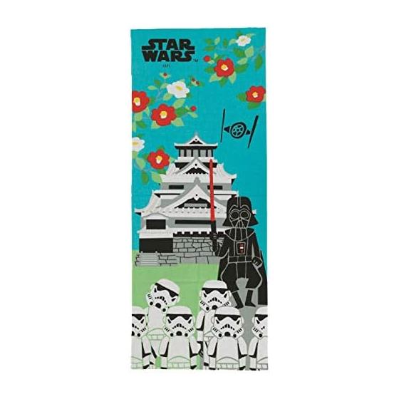 Marushin Star Wars Hoth Castle Tenugui (34x90cm) 100% Cotton, Made in Senshu, Japan