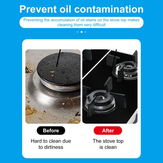 1/2 Stück Gasherdmatte Leicht zu reinigen Antihaft Wiederverwendbare Abdeckung Hitzebeständige Kochfeldschutzmatte Küchenutensil