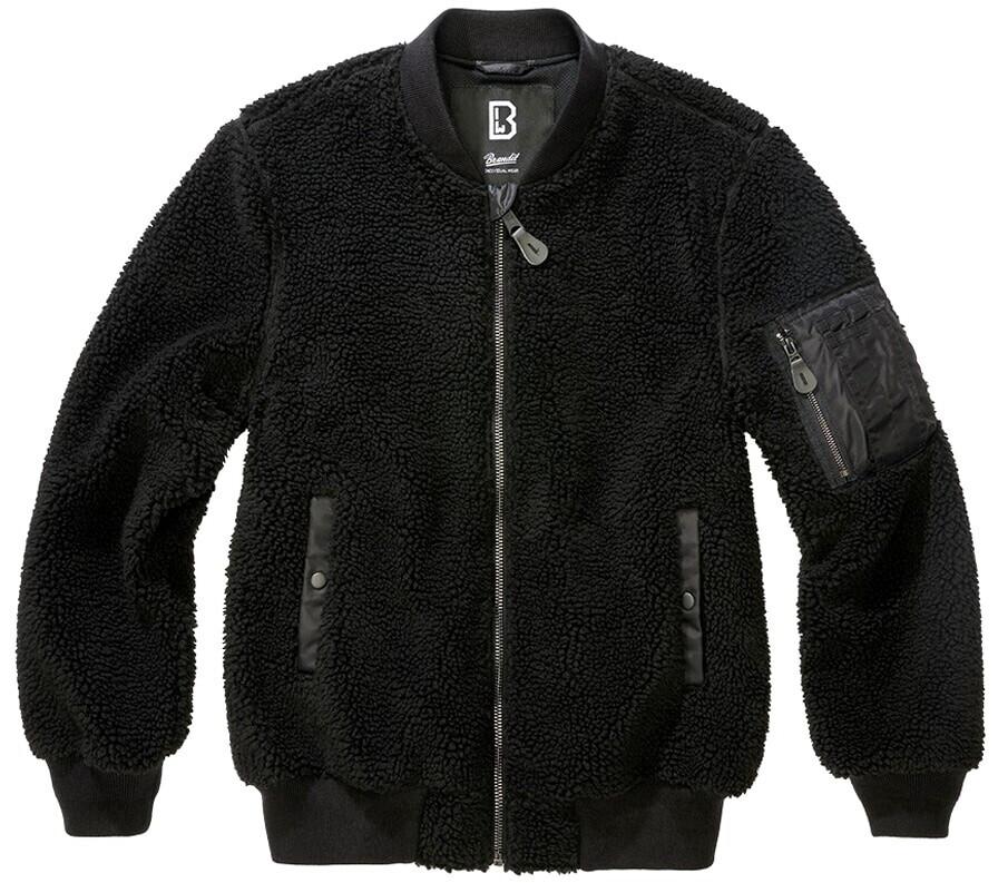 Mid-season Jacket Brandit MA1 Sherpa Jacke Schwarz