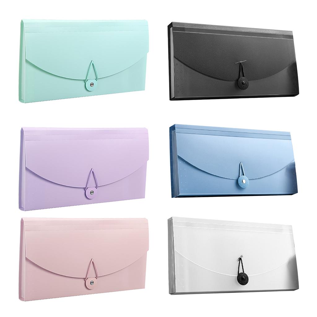 Expanding File Folder 13 Pockets Professional Waterproof Documents File Folder for VAT Invoice Recei