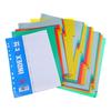 31 Sheets Colorful Folder Dividers Multifunctional  Dividers A 4 File Dividers School Office Supplies for Students