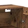 Wall Mounted Cabinets 2 Pcs Reclaimed Wood Look 69.5 X 34 X 90 Cm