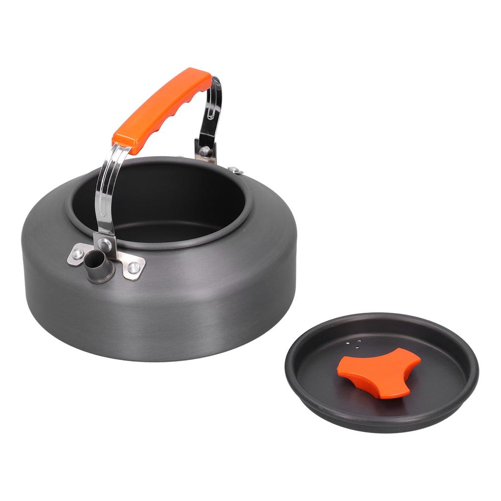 1.1L Portable Aluminium Alloy Water Kettle Teapot Coffee Pot Outdoor Camping Supplies