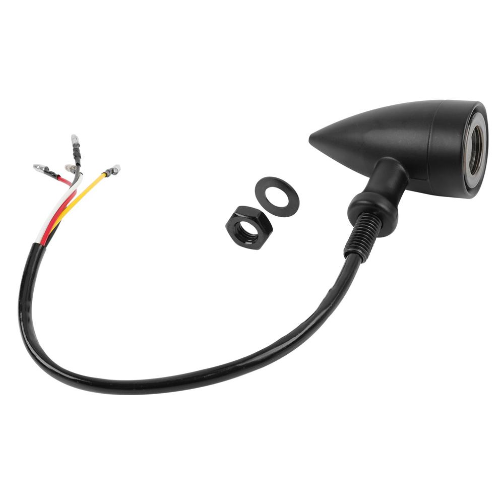 Furulu Motorcycle LED Bullet Blinker Red Brake Turn Signal Tail Light Universal