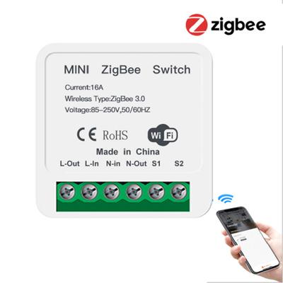 Mini ZigBee 3.0 spínací modul 16A inteligentní reléový spínač světel APP dálkové ovládání hlasové ovládání