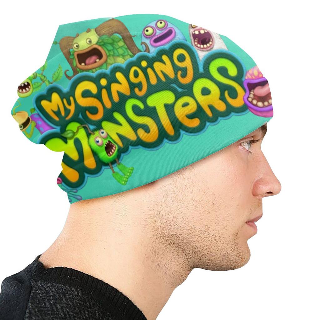 My Singing Monsters Bonnet Femme Knitted Skullies Beanies Caps Women Unisex Winter Warm Electronic Video Game Slouchy Beanie Hats