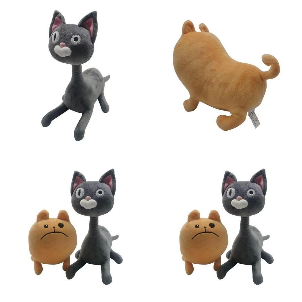 Cute Noodle And Bun Plush Toy- Soft And Cuddly Cartoon Cat And Dog Stuffed Animals