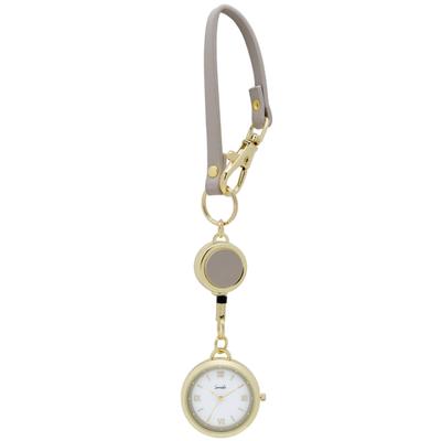Pocket Watch Analog Solar Charging Function SO Saule Gray [Fieldwork] Women's ASS178-2