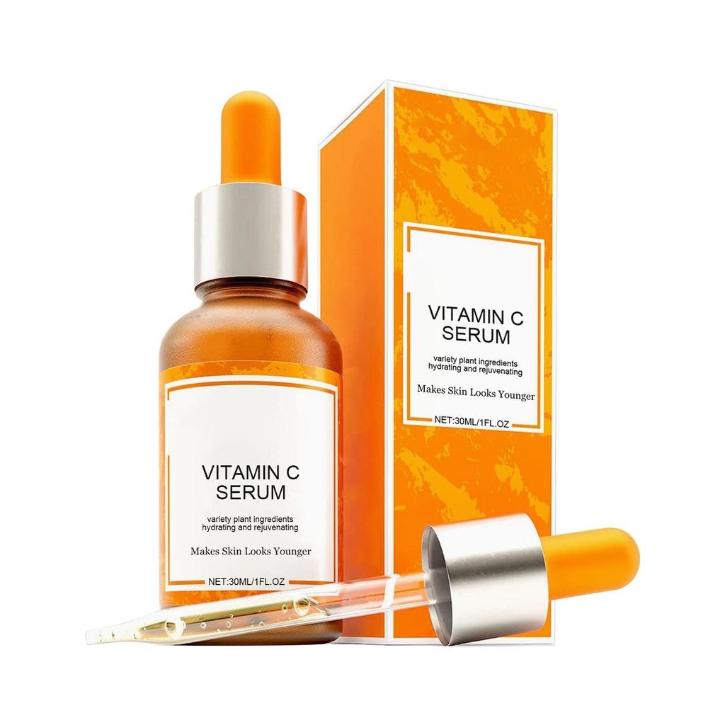 VitaminC Facial Serum Brightening Skin Color Hydrating Moisturizing Tender Moisturizing Facial Skin Serum 30ml