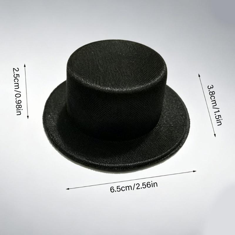 Mini Costume Hat Embellishment, Small Hat Accessory for DIY Doll Outfit Styling and Handmade Costume Sewing Project