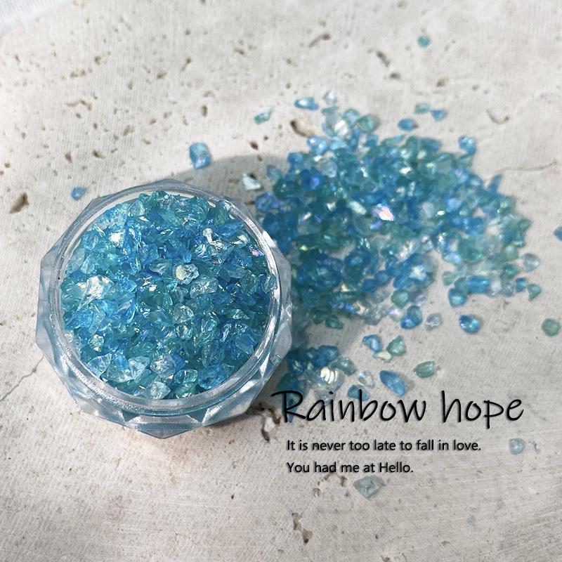 Nail Art 3D High Quality Broken Glass Fashion Charm Gravel Glitter Rhinestone DIY Nail Accessories Decoration