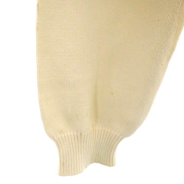Y's Made In Japan Long Sleeve Sweater Off White Knit Men's Used
