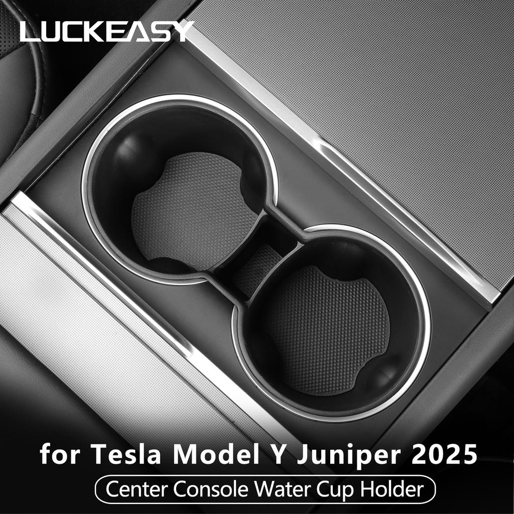 for Tesla Model Y Juniper/Launch 2026 Car Cup Holder Interior Accessories Center Console Water Cup Holder Drinks Storage Case