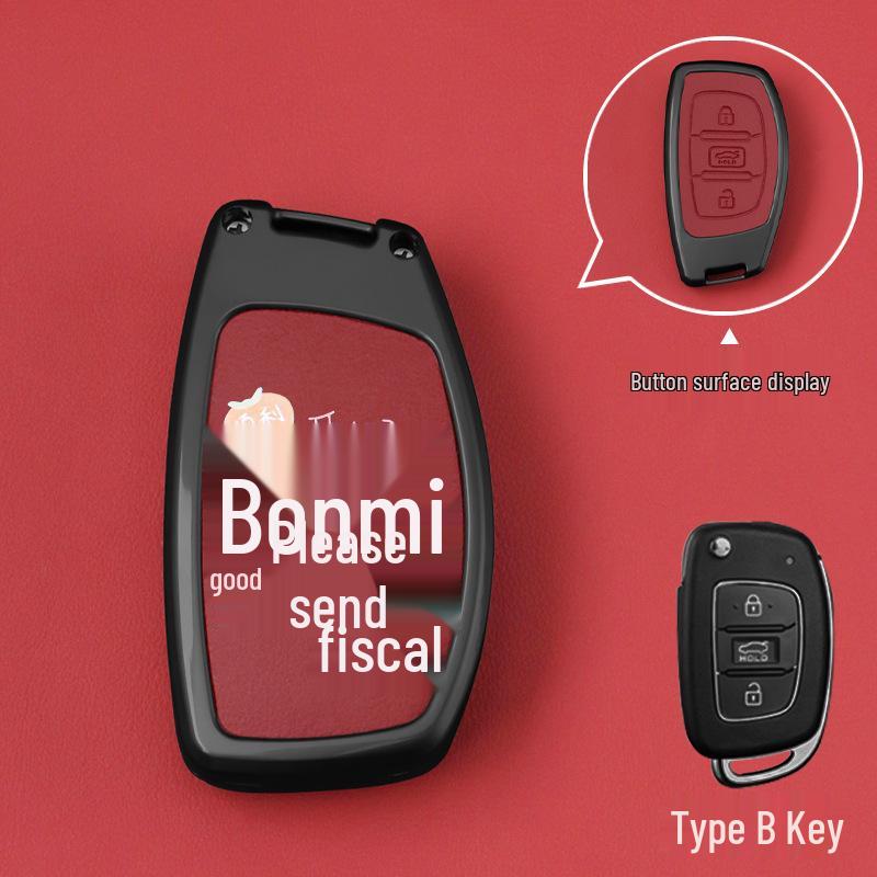 Compatible with Beijing Hyundai ix35, Key Cover for Langdong Elantra, Mingtu, Yue Dong, Ruina, Yuen Na, Festa, Sheng Alloy.