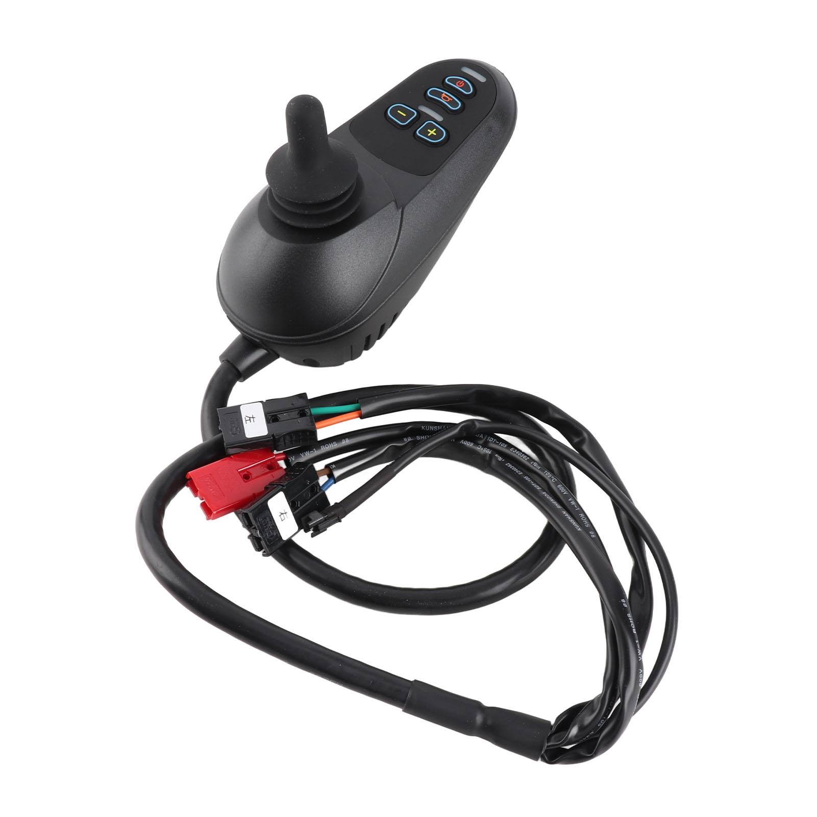 

Электрический контроллер инвалидной коляски с щеточным двигателем, отдельный тип, джойстик для инвалидной коляски с функцией торможения, DC24V 45A