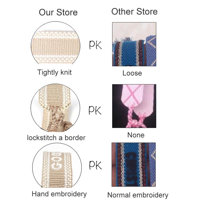 European Bohemian Style Fashion Personalized Embroidery Wrist Knitted Bracelet Retro Fashion Jewelry Gift