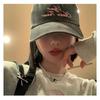 New Letter Embroidery Baseball Caps Breathable Solid Color Duck Tongue Cap Hip Hop Adjustable Sun Protection Hat Women