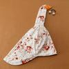 Halloween Bloody Porch Goose Costume with Terror Bloodstains and Handprint Ornaments for Outdoor Lawn and Haunted House