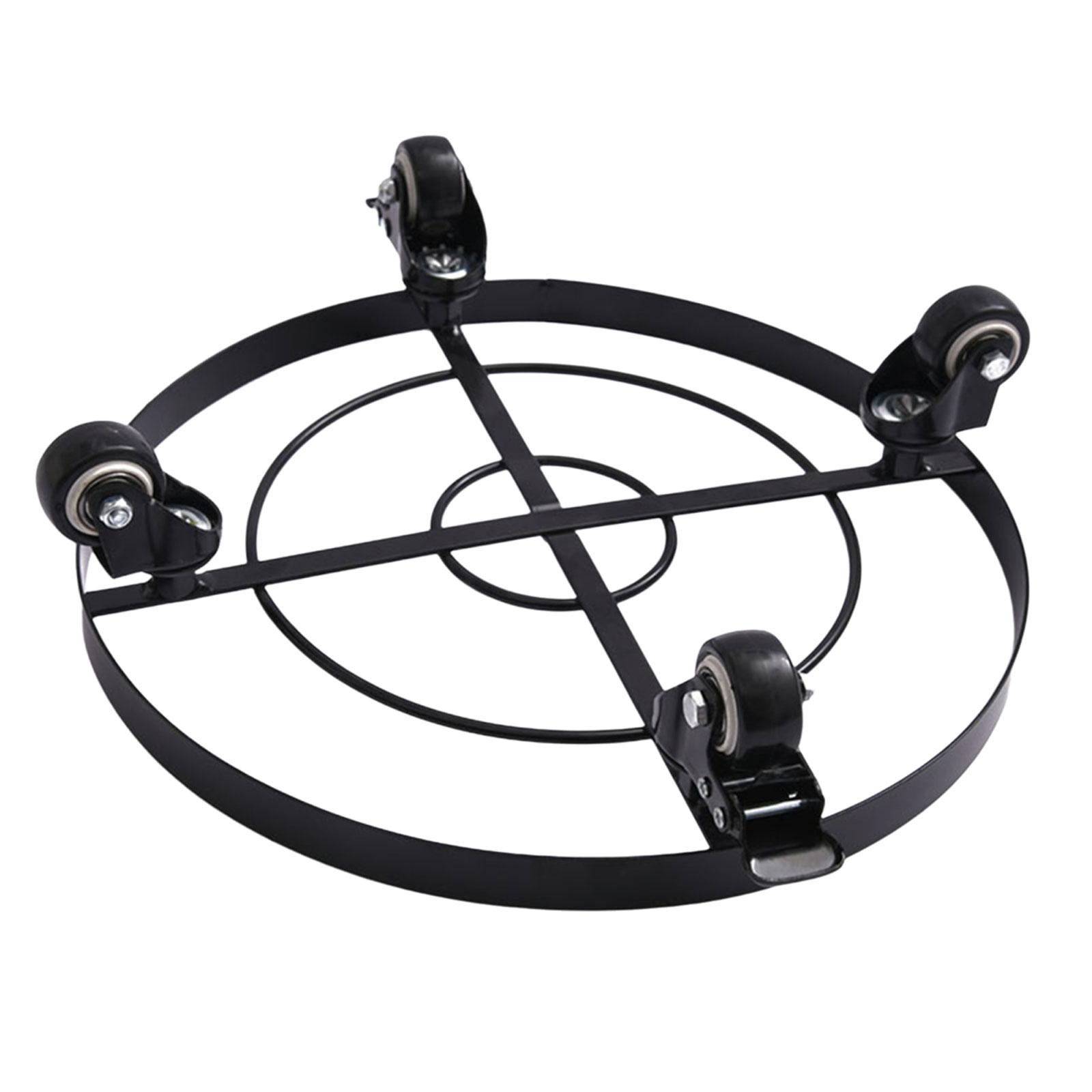 

Металлическая подставка для цветочных горшков с поворотными колесиками на 360 градусов, подходит для использования в помещении и на улице, для перемещения больших ваз и деревьев S