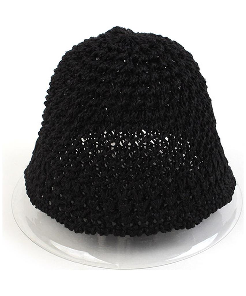 Yunibeosyeolkemiseuteuli Summer Onetone Black Bucket Hat
