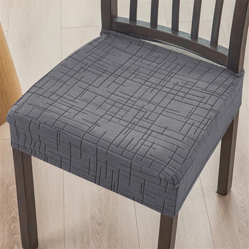 1/4pcs Nordic Dining Chair Seat Covers Anti-dirty Stretch Chair Cushion Covers Non-Slip Seat Slipcover for Hotel Restraurant