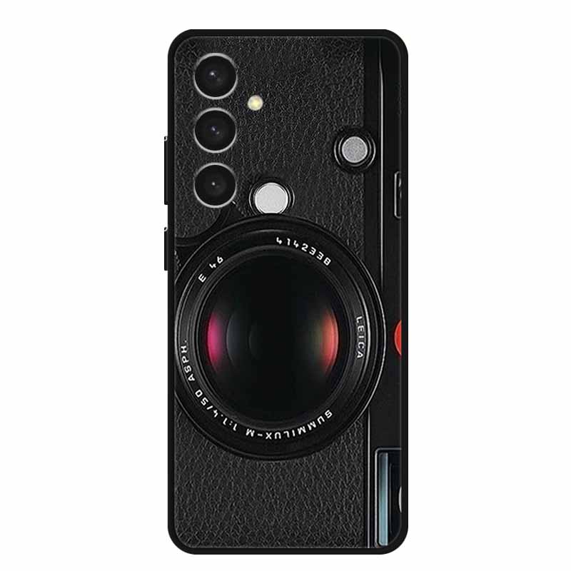 For Samsung S24 Plus Phone Case S24Plus Black Silicone Soft Back Cover Case For Samsung Galaxy S24 Plus Case S 24 Plus Funda Bag