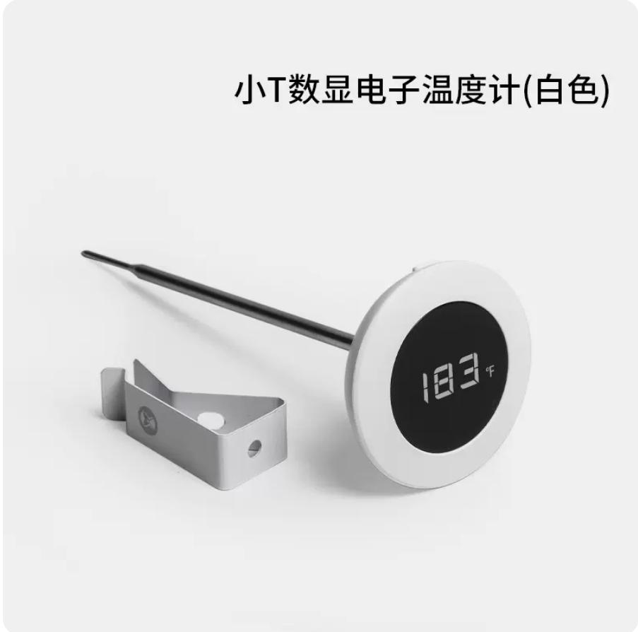 

Timemore НОВЫЙ 1 шт. Цифровой маленький T LCD дисплей термодетектор термометр для кофе кофе латте арт инструменты портативный термометр белый
