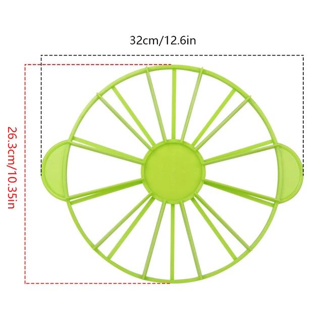 10/12 Slices Cake Equal Portion Cutter Round Bread Cake Mousse Divider Slice Marker Baking For Household Kitchen Utensils/1PC