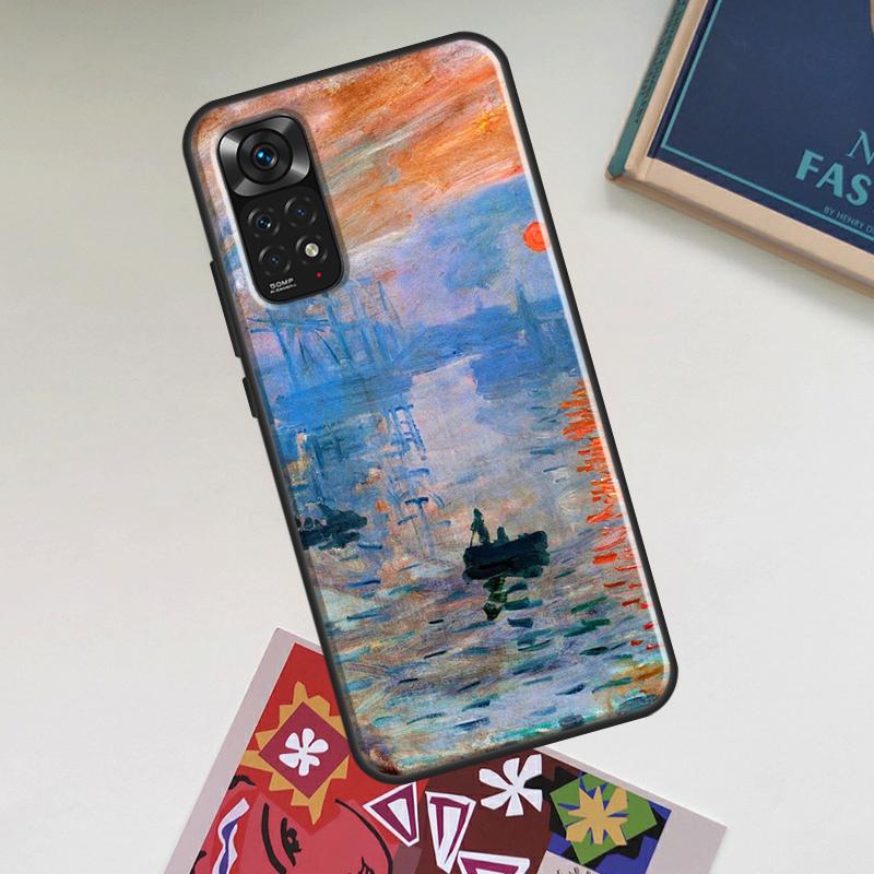 Famous Paintings Case For Xiaomi Redmi Note 14 Pro 13 12 11 10 15 Pro Plus Redmi 15C 13C 12C 10C 14C 15 Cover