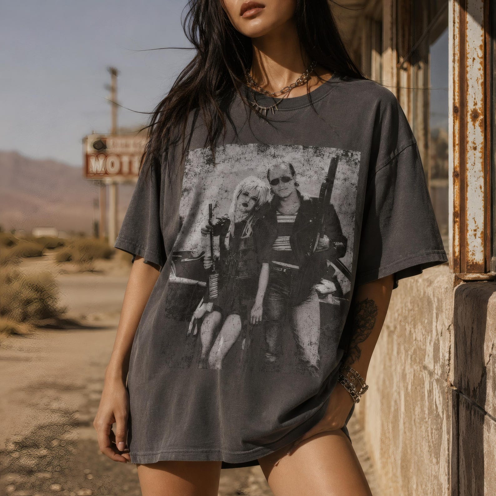 Natural Born Killers shirt, Mickey Mallory tee, 90s crime movie graphic, Oliver Stone film 4XL