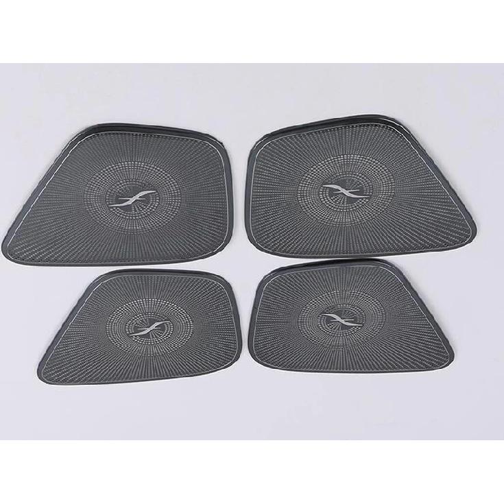 For Mercedes-Benz GLB-Class X247 GLB200 220 250   Stainless Steel Speaker Cover Interior Trim Side Door Stereo Bezel