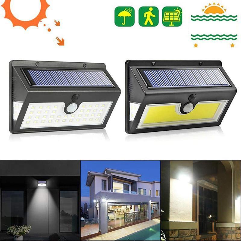 Dailu Anti-theft Solar Lights Outdoor 2000Lm IP65 Water Solar Motion Sensor Security Lights with Wide Angle for Patio Garden