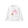 2025 MINISO Kinderbekleidung Niedliche Cinnamoroll Hoodies Cartoon Anime Peripherie Jungen und Mädchen Rundhals-Pullover für Frühling und Herbst