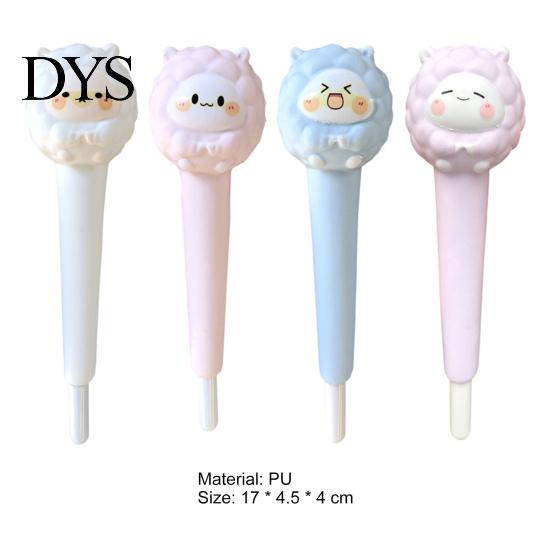 Cartoon Pen Quick Drying Gel Smooth Writing Decompression Cute Sheep Squeeze School Supplies Creative