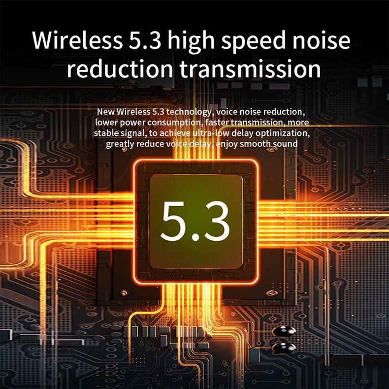 Cross-border Wireless Noise-Cancelling Over-ear Bluetooth Sports Earbuds with Large Battery and Ear Clip Design
