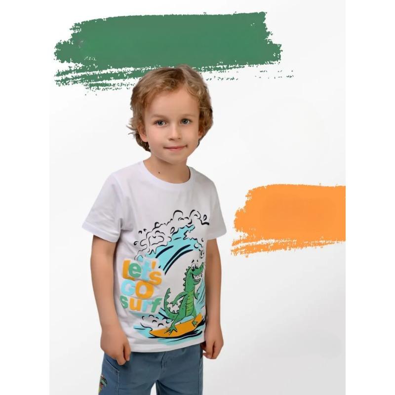 Summer Round Neck 3D Cartoon Pattern Printed Top Fashionable Casual Short Sleeved Children's Boy T-shirts