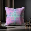 Morandi Geometric Abstraction Pillow Case Antidustmite Pillowcase Invisible Zipper Silky Short Plush Sofa Cushion Cover