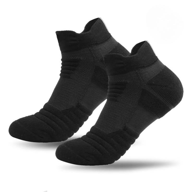 Basketball Socks, Men's Professional Sports Socks, Thickened Towel Bottom Short Socks, Mesh Breathable Running Socks, Outdoor