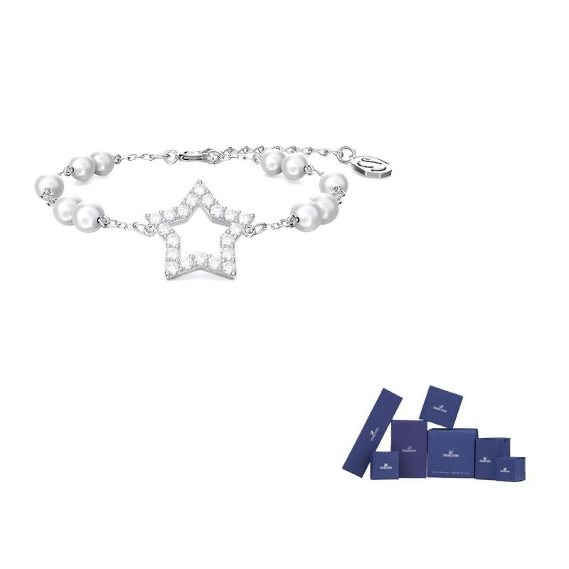Swarovski Faux Crystal Bracelets Womens F-Original brand box