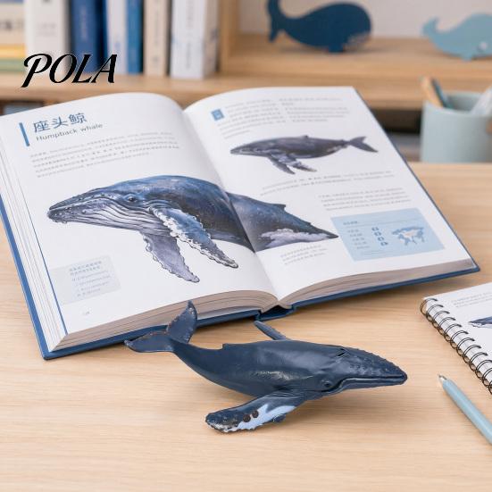 Sea Animal Educational Toy Simulated Marine Life Model, Realistic Whale Shark Dolphin Figurine, PVC Model for Toddlers Boys Girls