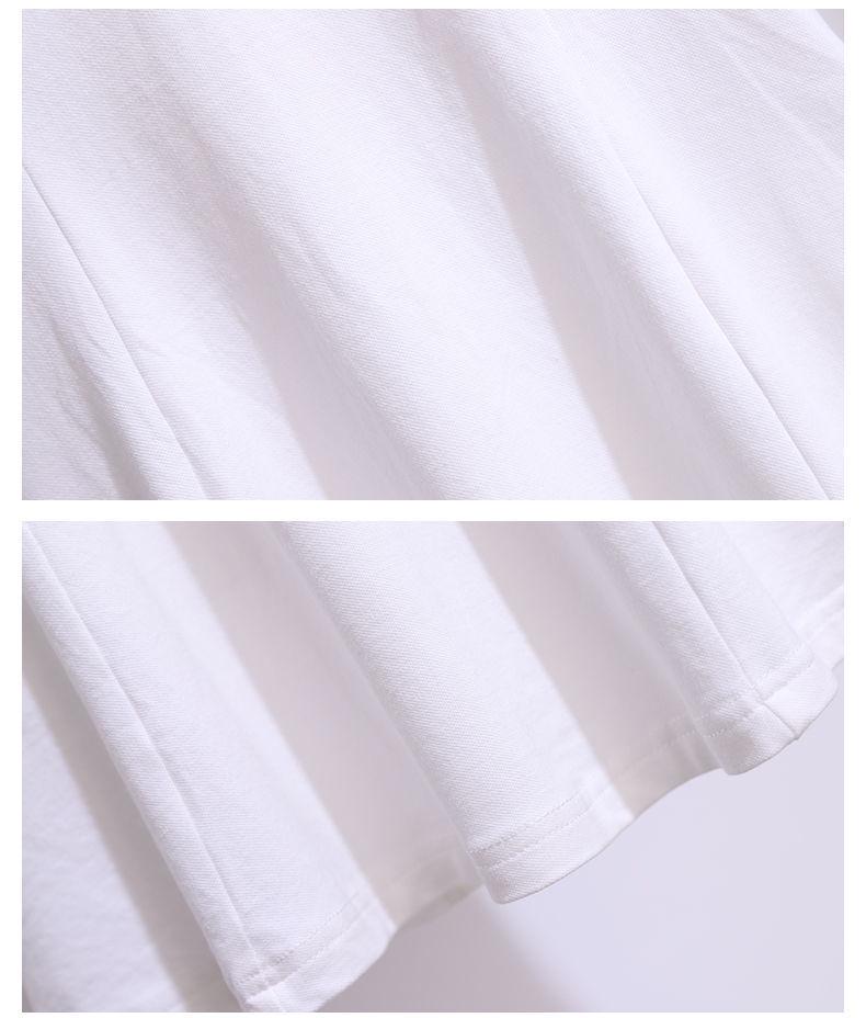 Dívčí letní šaty princeznovského stylu ve stylu vysoké školy s panenkovým límečkem