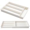 Besteck Ausziehbar Küche Besteck Unterteilt Schubladenorganizer Ausziehbar Lagerung HIPS Material ONE-K Kasten, Schale, Schale, Box, 3250,7cm, Kasten,