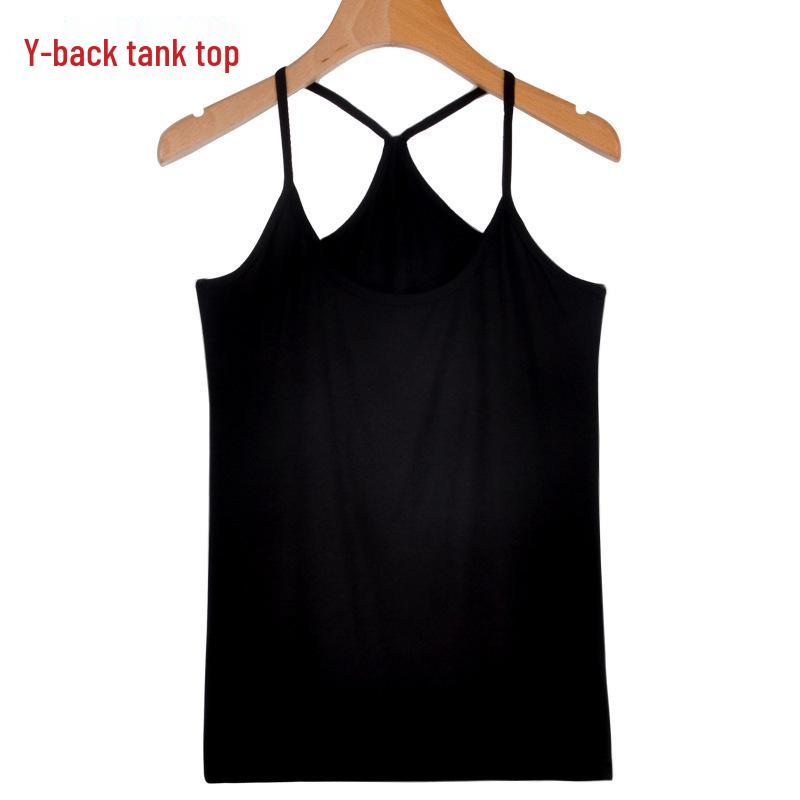 Women's Slim Fit Spring & Summer Solid Color Camisole Vest