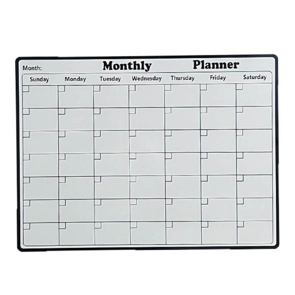 Magnetic Fridge Calendar Sticker Erasable Menu Board Whiteboard Fridge Sticker  Mother