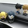 Death Mini Figures 4Pcs Ryuk L Lawliet Yagami Light Misa Amane Anime PVC Doll Car Ornament Desktop Collectible Model Toys