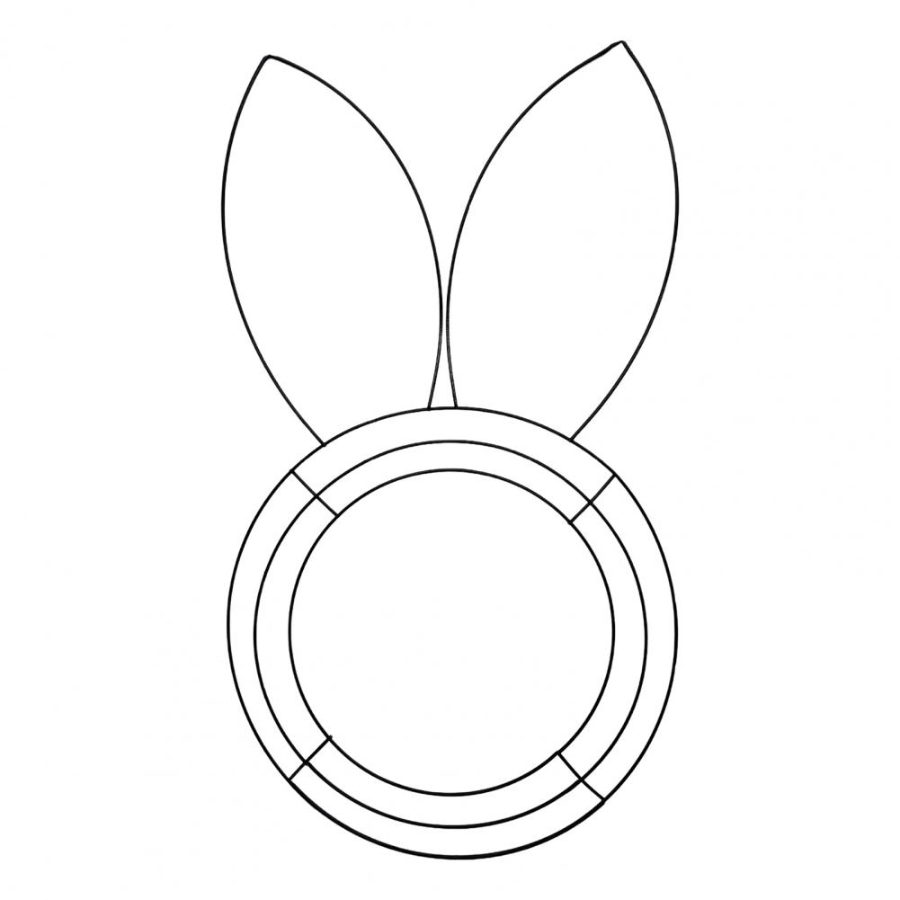 

Carrot Shaped Wreath Frame Metal Wreath Frame for Easter Easter Wreath Frame Metal Wire Form for Diy Springtime Decor for Easter XXL