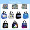 Rainbow Friends Cartoon-Stil Lunchtasche Dicke Aluminiumfolie Isoliert Picknicktasche
