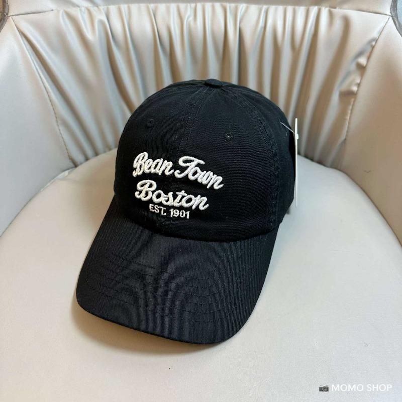 

American retro soft top duckbill cap - women s all-season pure cotton sun hat - trendy street style embroidered baseball cap Adjustable (54-60cm) чёрный