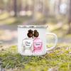 Personalized Enamel Mug Custom Name Tea Coffee Wine Mugs Bride Bridesmaid Cup Engagement Wedding Party Gifts for Maid of Honor